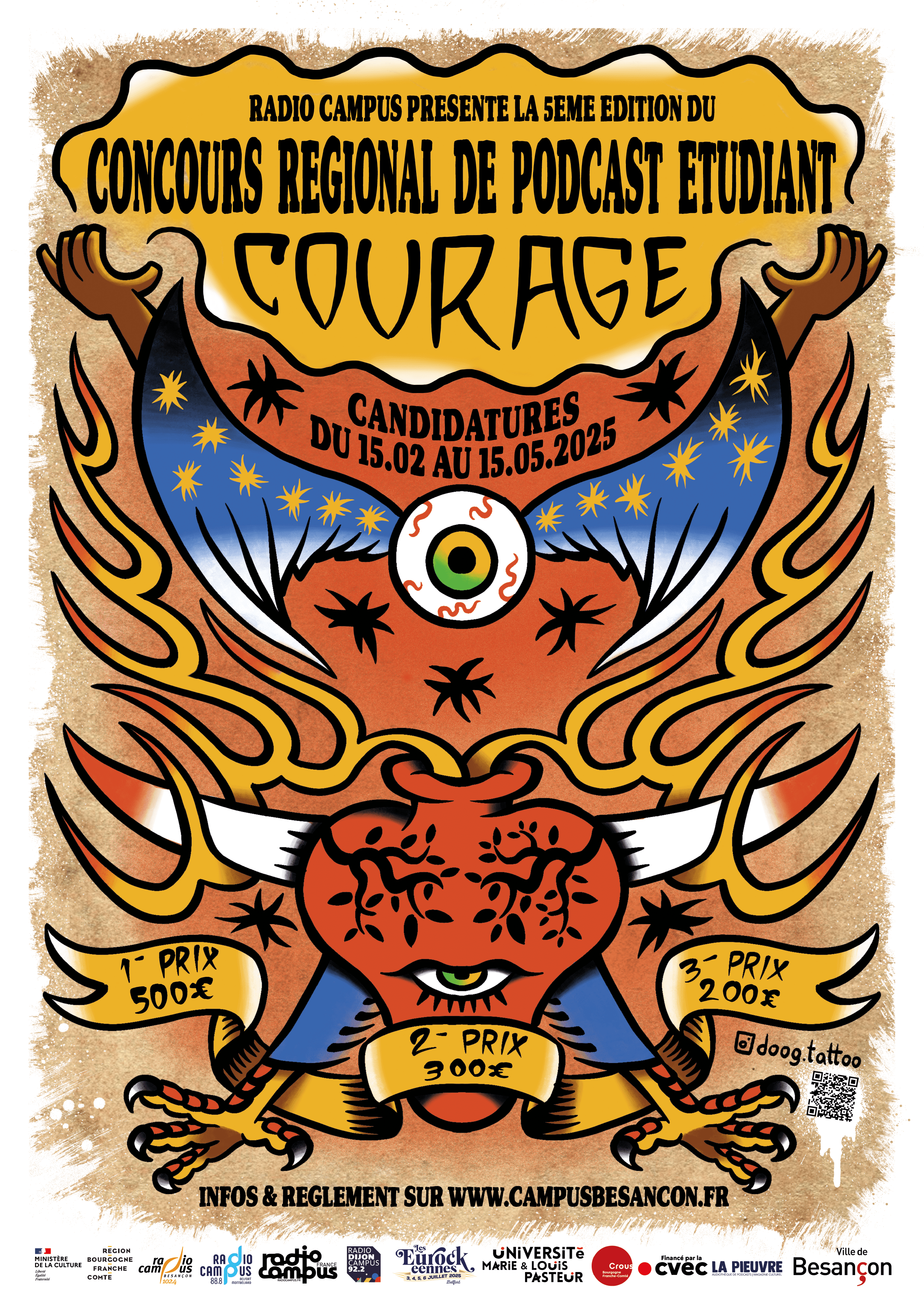 AFFICHE CONCOURS 2025 La Pieuvre fait sa sélecta